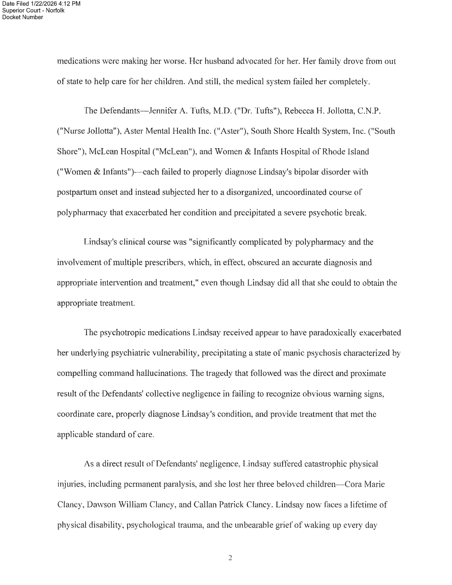 Page 2 of 28 of the complaint