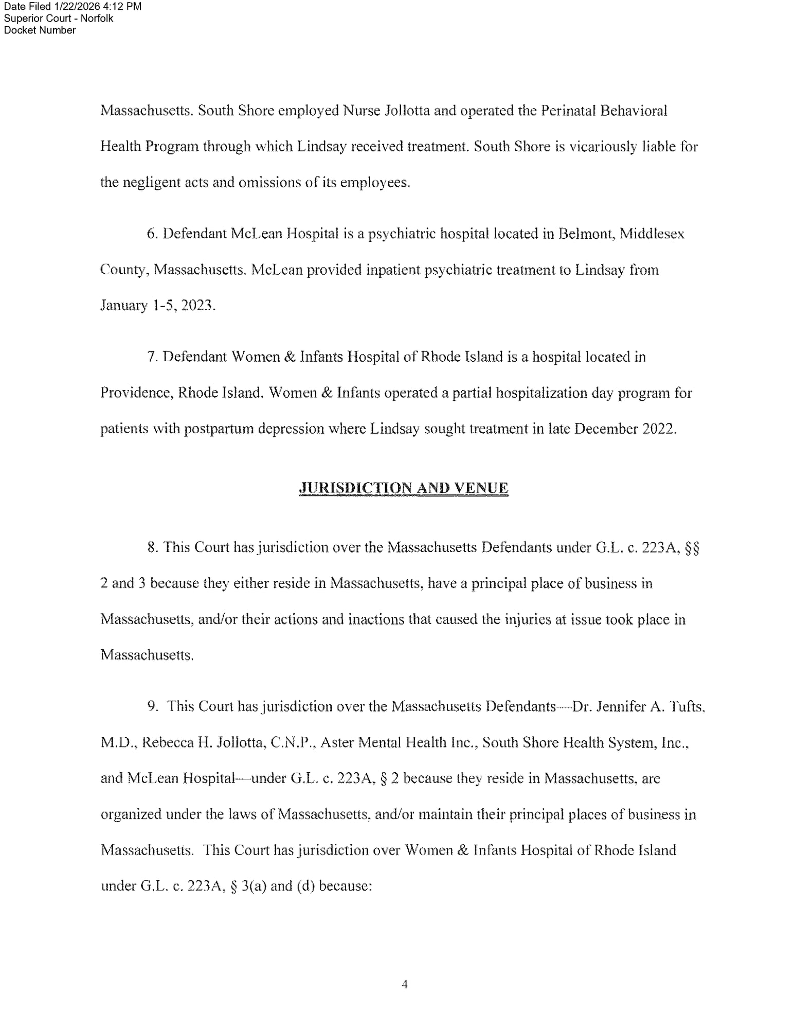 Page 4 of 28 of the complaint