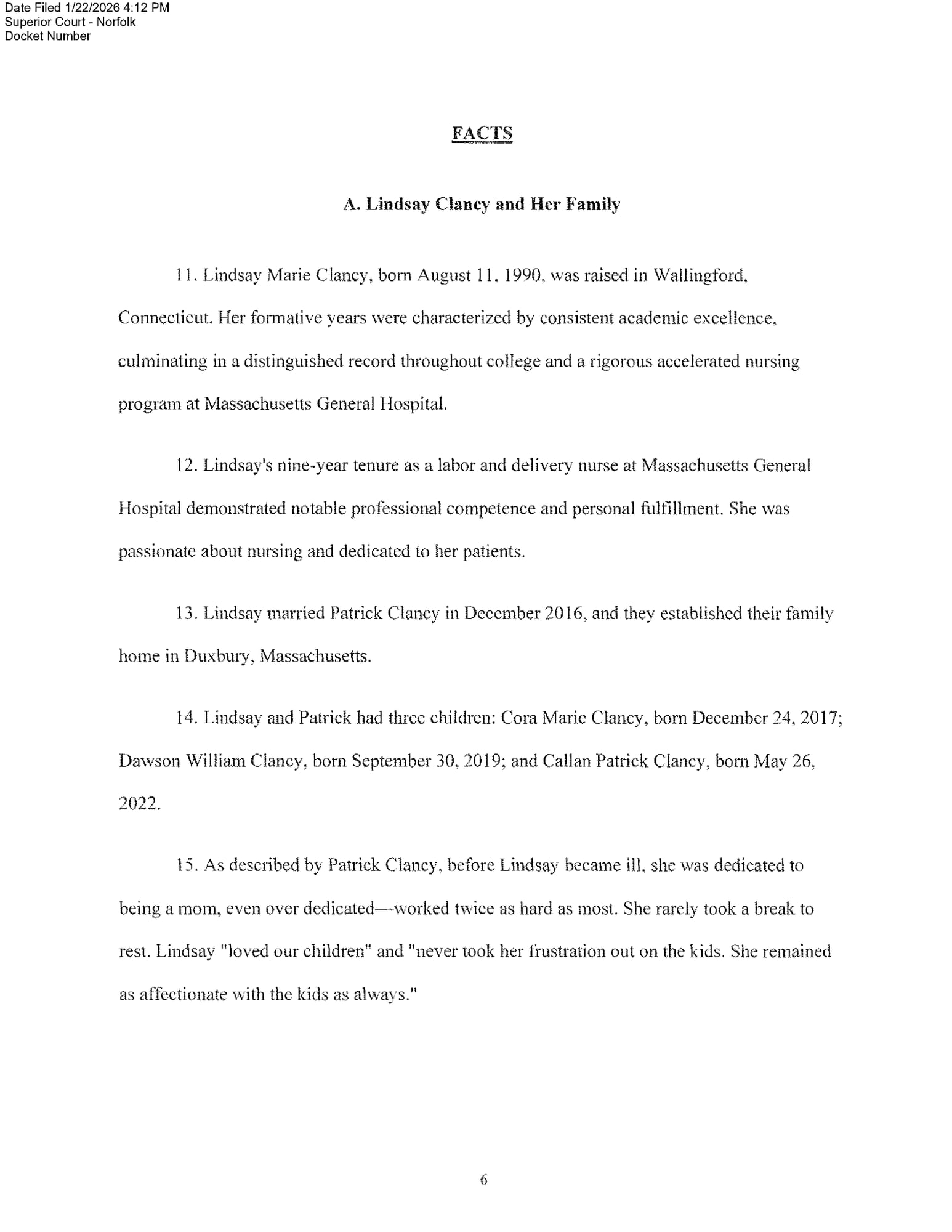 Page 6 of 28 of the complaint
