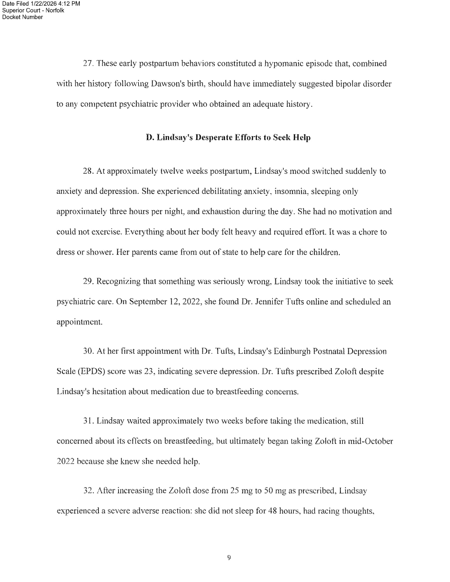 Page 9 of 28 of the complaint