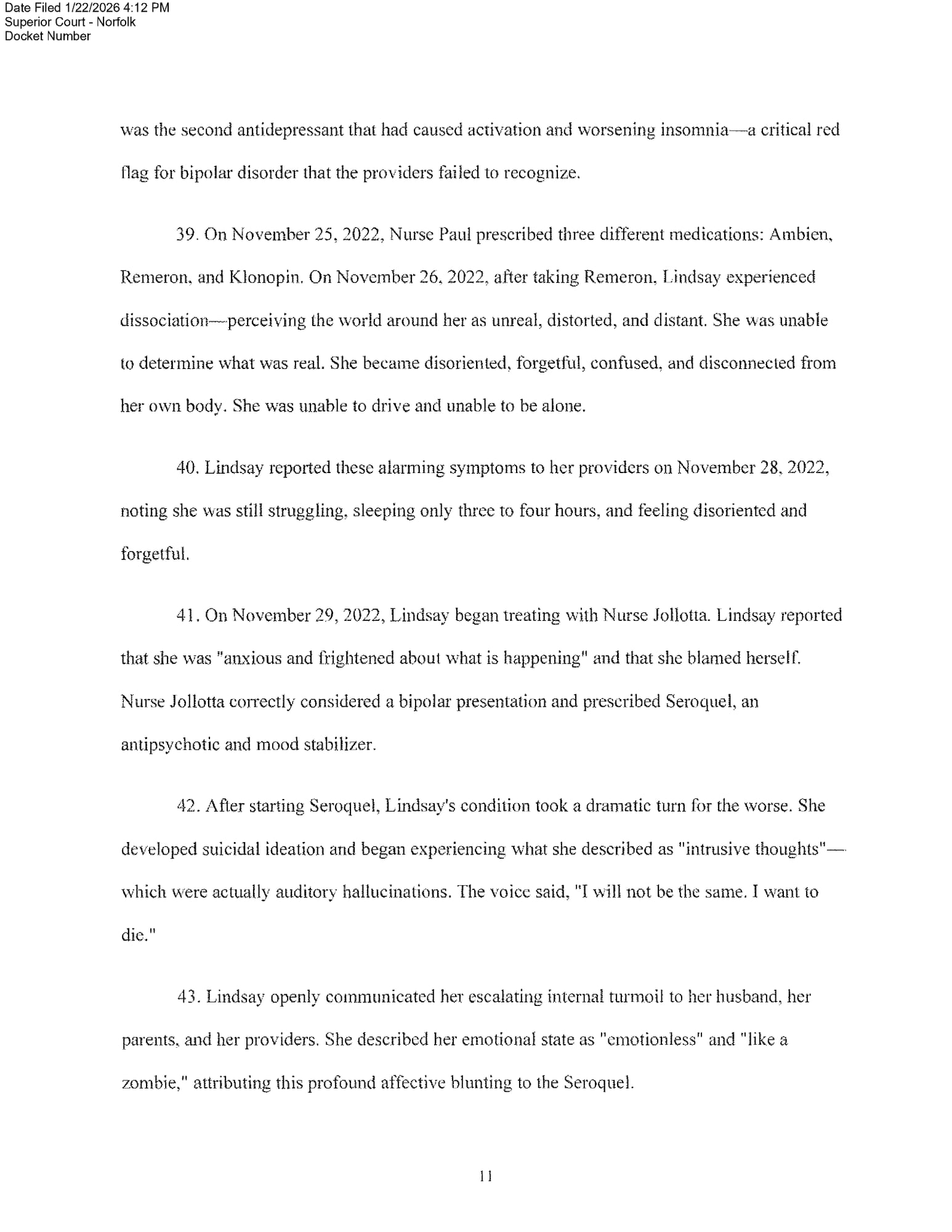 Page 11 of 28 of the complaint