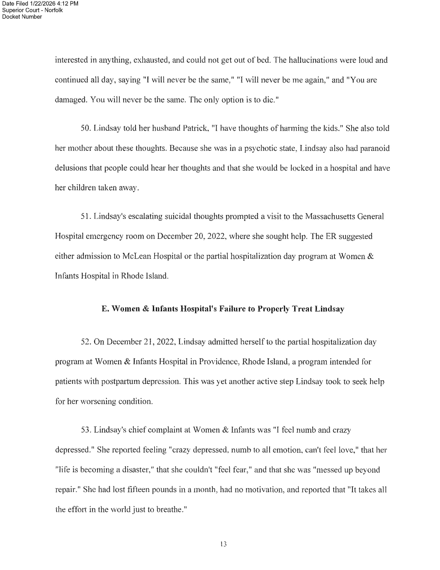 Page 13 of 28 of the complaint