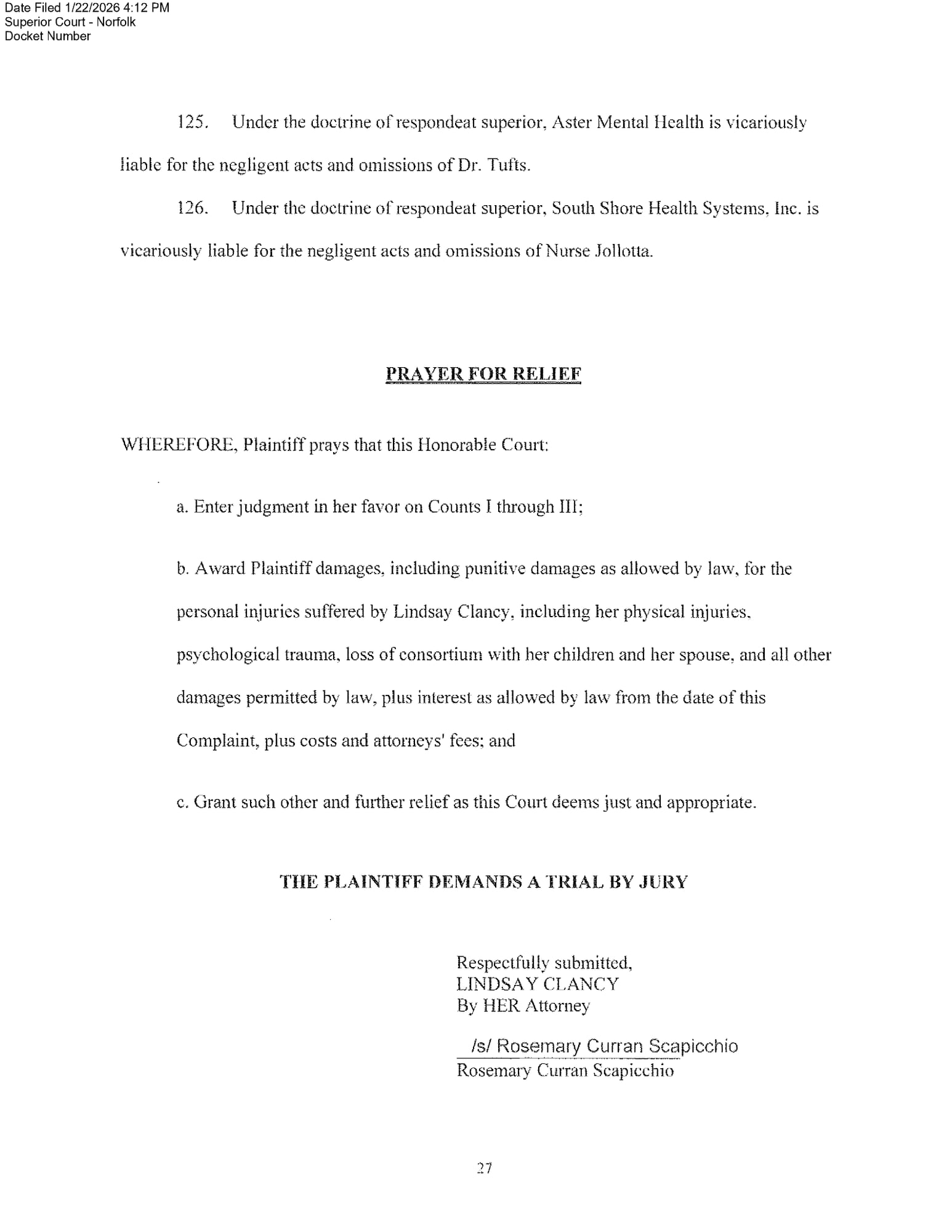Page 27 of 28 of the complaint